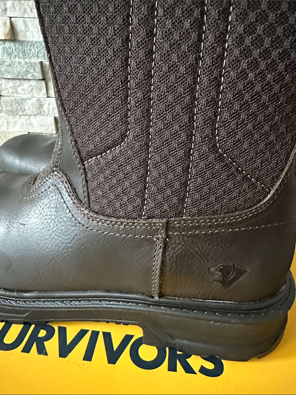 Men's Granite Pull On Steel Toe Work Boots Size 13 - Picture 5 of 14